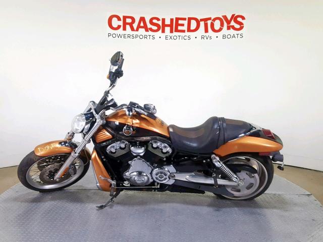 1HD1HFH418K803793 - 2008 HARLEY-DAVIDSON VRSCAW 105 ORANGE photo 5