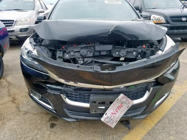 1G11F5SL2FF125846 - 2015 CHEVROLET MALIBU LTZ შავი ფოტო 9