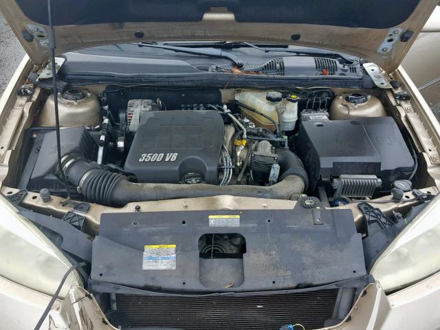 1G1ZT61856F288814 - 2006 CHEVROLET MALIBU MAX ოქროსფერი ფოტო 7