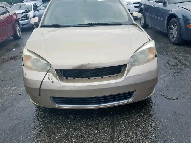 1G1ZT61856F288814 - 2006 CHEVROLET MALIBU MAX ოქროსფერი ფოტო 9