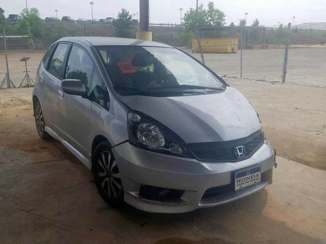 JHMGE8H54DC004523 - 2013 HONDA FIT SPORT SILVER photo 1