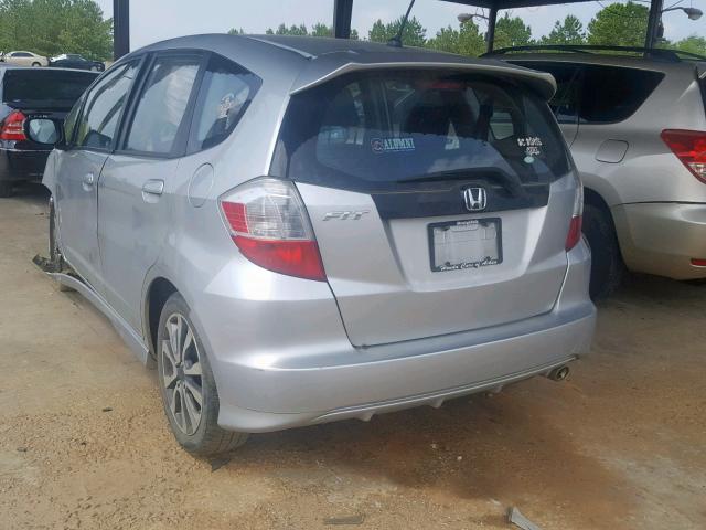 JHMGE8H54DC004523 - 2013 HONDA FIT SPORT SILVER photo 3