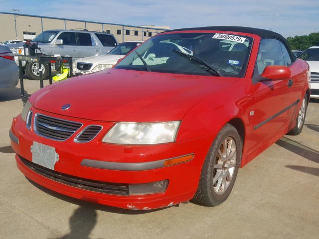 YS3FD79YX46008117 - 2004 SAAB 9-3 ARC RED photo 2