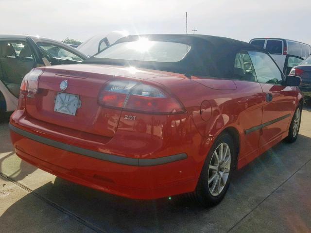 YS3FD79YX46008117 - 2004 SAAB 9-3 ARC RED photo 4