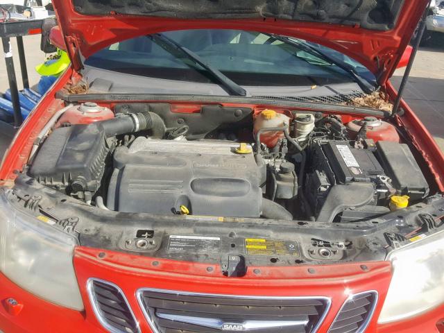 YS3FD79YX46008117 - 2004 SAAB 9-3 ARC RED photo 7