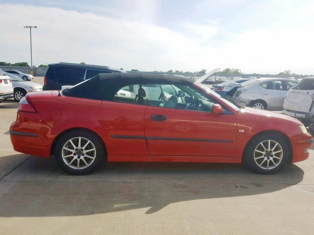 YS3FD79YX46008117 - 2004 SAAB 9-3 ARC RED photo 9