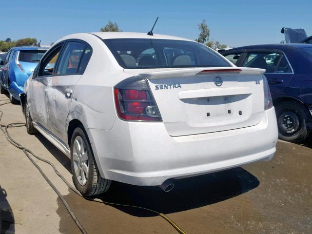 3N1AB6AP1BL719537 - 2011 NISSAN SENTRA 2.0 WHITE photo 3