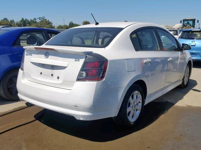 3N1AB6AP1BL719537 - 2011 NISSAN SENTRA 2.0 WHITE photo 4