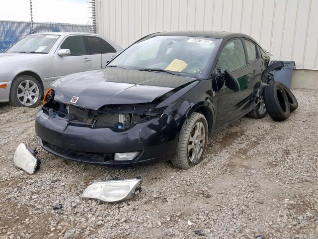 1G8AW12F44Z196840 - 2004 SATURN ION LEVEL BLACK photo 2