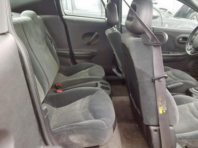 1G8AW12F44Z196840 - 2004 SATURN ION LEVEL BLACK photo 6