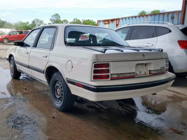 1G3AM54N3N6351890 - 1992 OLDSMOBILE CUTLASS CI WHITE photo 3