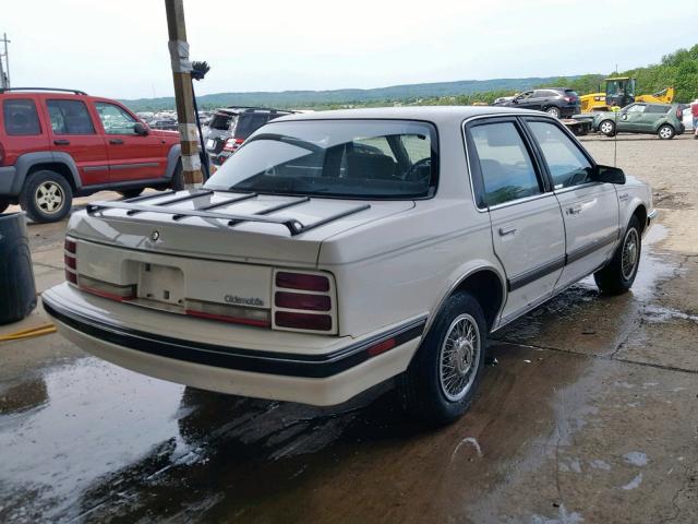 1G3AM54N3N6351890 - 1992 OLDSMOBILE CUTLASS CI WHITE photo 4