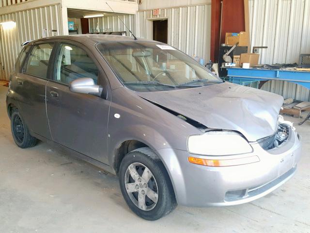 KL1TD66648B089949 - 2008 CHEVROLET AVEO BASE ნაცრისფერი ფოტო 1