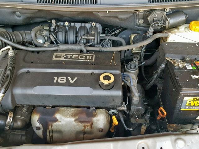 KL1TD66648B089949 - 2008 CHEVROLET AVEO BASE ნაცრისფერი ფოტო 7