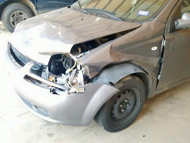 KL1TD66648B089949 - 2008 CHEVROLET AVEO BASE ნაცრისფერი ფოტო 9