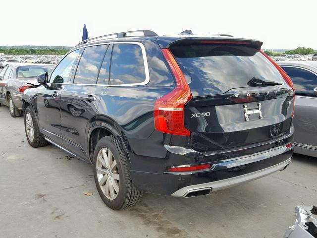 YV4A22PK0G1051629 - 2016 VOLVO XC90 T6 BLACK photo 3