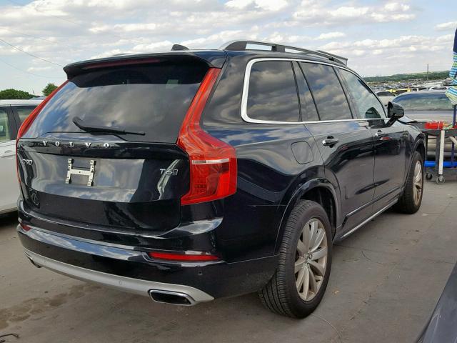 YV4A22PK0G1051629 - 2016 VOLVO XC90 T6 BLACK photo 4