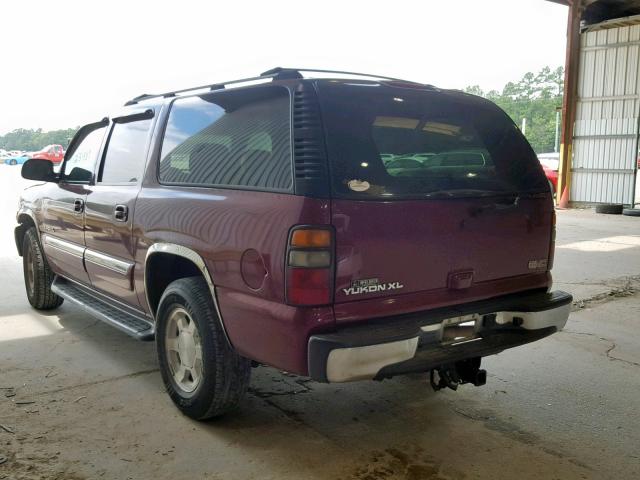 1GKEC16Z65J170927 - 2005 GMC YUKON XL C MAROON photo 3