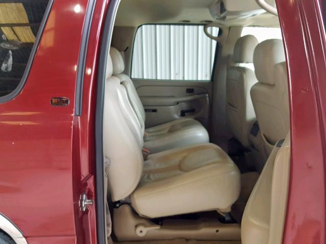 1GKEC16Z65J170927 - 2005 GMC YUKON XL C MAROON photo 6