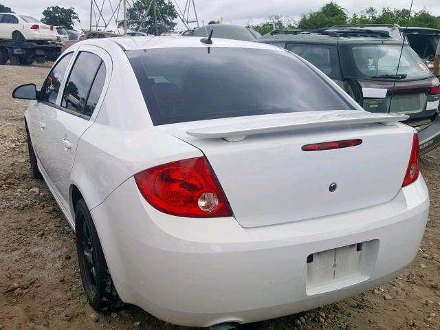 1G1AF5F57A7217565 - 2010 CHEVROLET COBALT 2LT WHITE photo 3