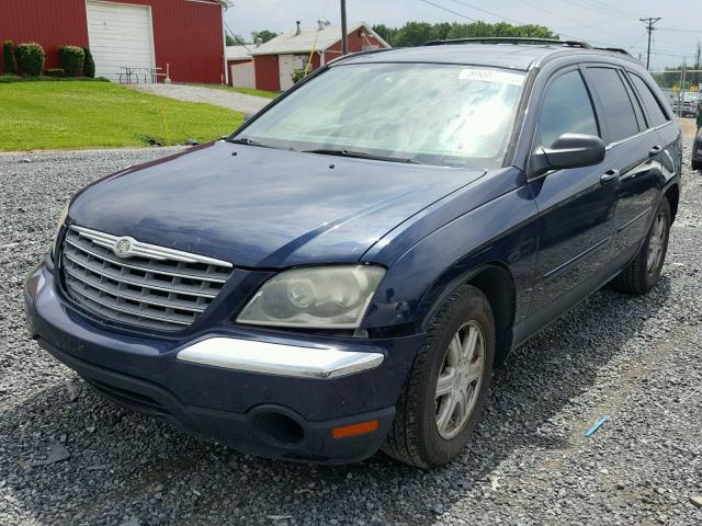 2C4GM68475R534106 - 2005 CHRYSLER PACIFICA T BLUE photo 2