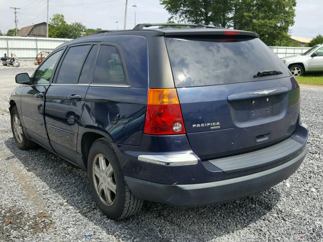 2C4GM68475R534106 - 2005 CHRYSLER PACIFICA T BLUE photo 3