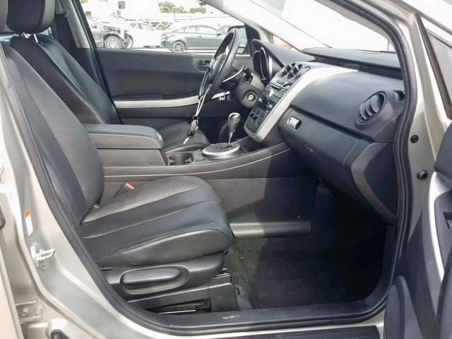 JM3ER293290222502 - 2009 MAZDA CX-7 SILVER photo 5