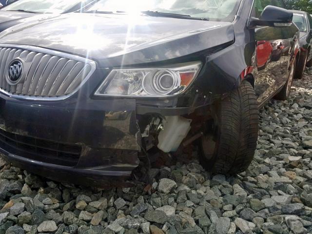 1G4GD5ERXCF203241 - 2012 BUICK LACROSSE P BLACK photo 9