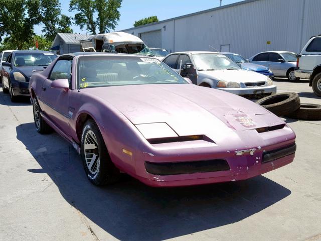 1G2FS23E8NL201386 - 1992 PONTIAC FIREBIRD B PURPLE photo 1