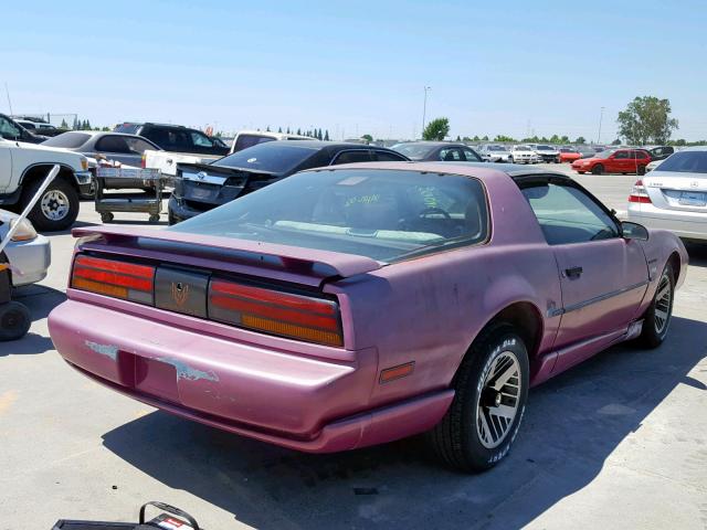 1G2FS23E8NL201386 - 1992 PONTIAC FIREBIRD B PURPLE photo 4