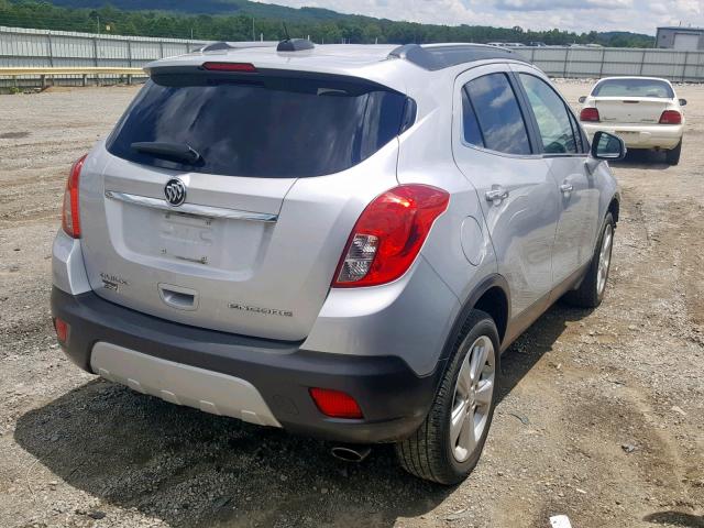 KL4CJASB5FB241879 - 2015 BUICK ENCORE SILVER photo 4