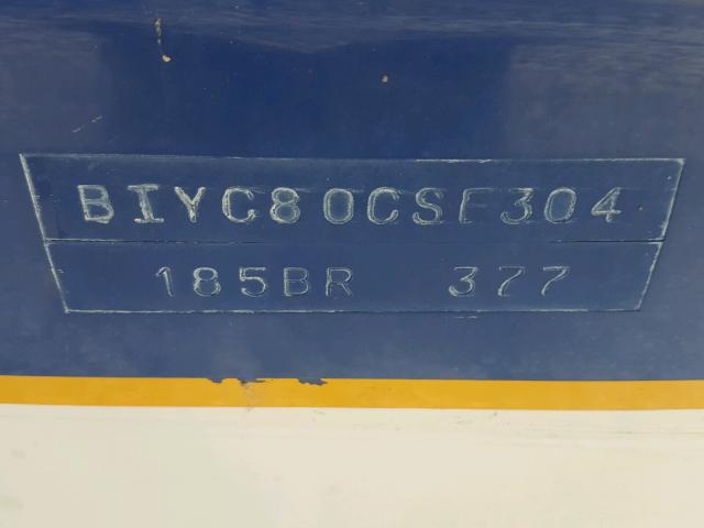 BIYC80C5F304 - 2004 BAYL 185BBR BLUE photo 10