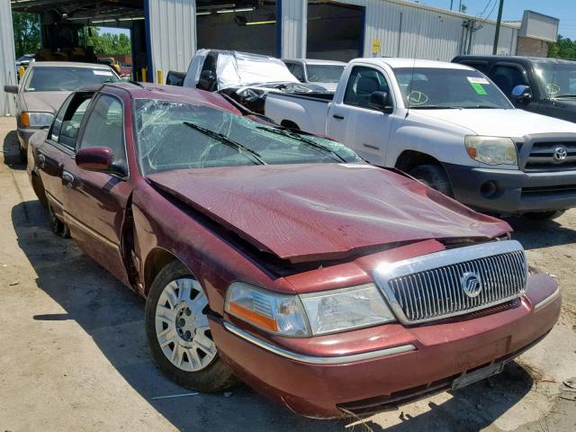 2MEFM74W94X665488 - 2004 MERCURY GRAND MARQ BURGUNDY photo 1