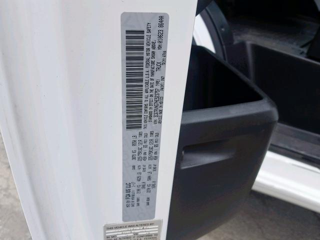 3C6TRVNG7HE523757 - 2017 RAM PROMASTER 白色 照片 10