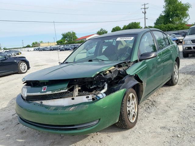 1G8AJ52F04Z179314 - 2004 SATURN ION LEVEL GREEN photo 2