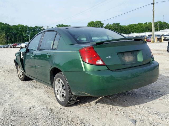 1G8AJ52F04Z179314 - 2004 SATURN ION LEVEL GREEN photo 3