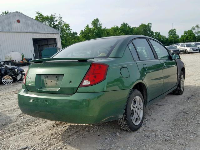 1G8AJ52F04Z179314 - 2004 SATURN ION LEVEL GREEN photo 4