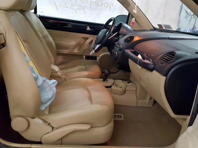 3VWCK21Y43M307760 - 2003 VOLKSWAGEN NEW BEETLE შავი ფოტო 5