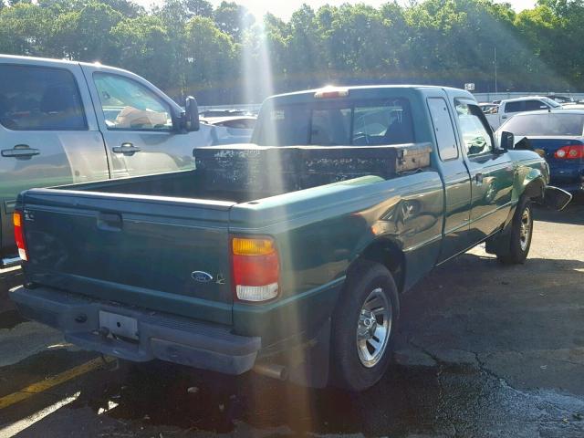 1FTYR14V0XTA75827 - 1999 FORD RANGER SUP GREEN photo 4