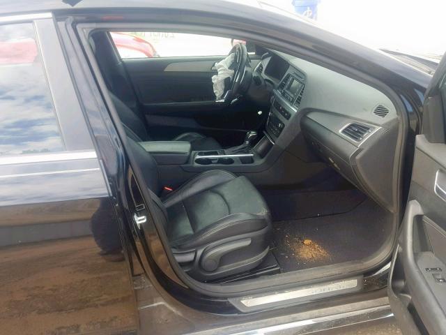 5NPE34AB1FH083230 - 2015 HYUNDAI SONATA SPO BLACK photo 5