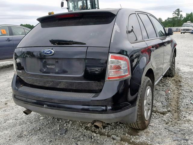 2FMDK36C27BB18764 - 2007 FORD EDGE SE BLACK photo 4