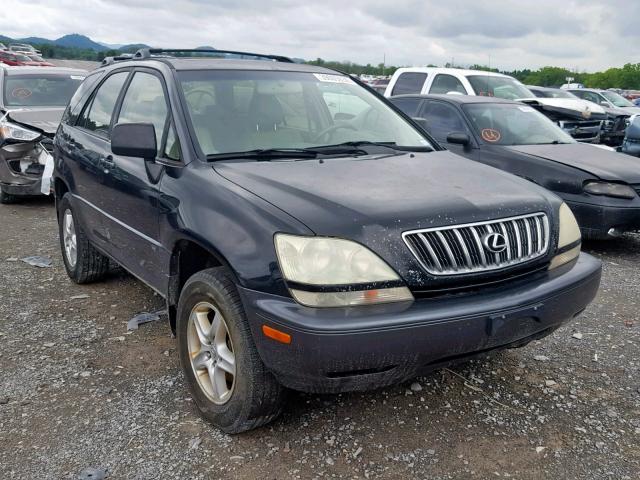 JTJGF10U220127760 - 2002 LEXUS RX 300 BLACK photo 1