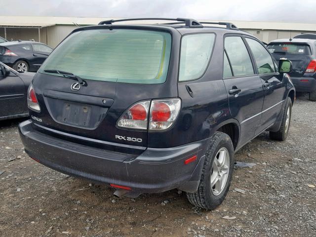 JTJGF10U220127760 - 2002 LEXUS RX 300 BLACK photo 4