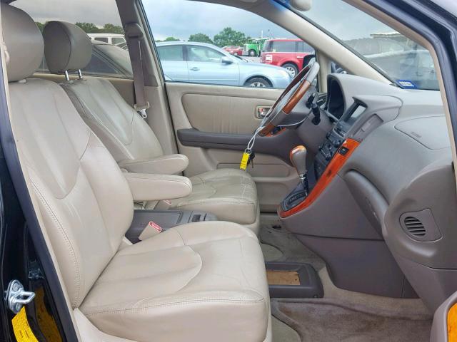 JTJGF10U220127760 - 2002 LEXUS RX 300 BLACK photo 5