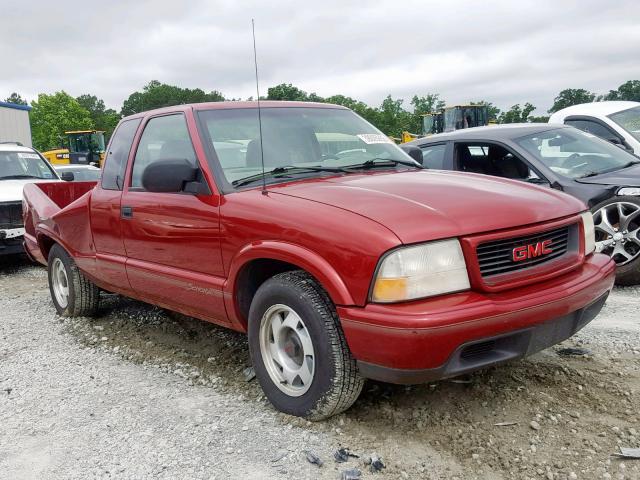 1GTCS19X4X8536166 - 1999 GMC SONOMA RED photo 1