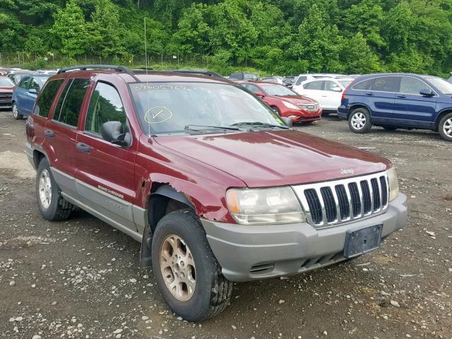 1J4GW48S82C106203 - 2002 JEEP GRAND CHER MAROON photo 1