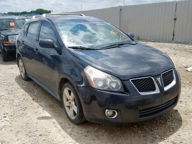 5Y2SP67099Z450378 - 2009 PONTIAC VIBE BLACK photo 1