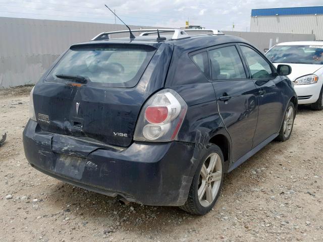 5Y2SP67099Z450378 - 2009 PONTIAC VIBE BLACK photo 4