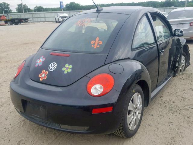 3VWPW31C49M509684 - 2009 VOLKSWAGEN NEW BEETLE Schwarz Foto 4
