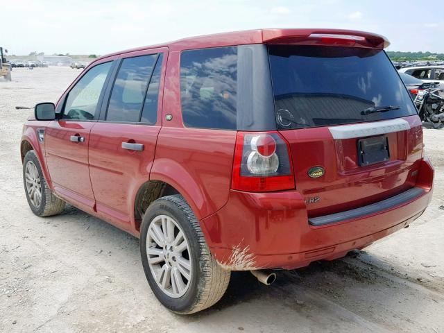 SALFT2BN1AH156291 - 2010 LAND ROVER LR2 HSE TE RED photo 3